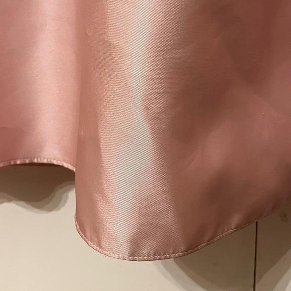 Alfred Sung Draped One-Shoulder Satin Maxi‎ Dress Pockets Toasted Sugar 4 AS IS - Picture 14 of 16